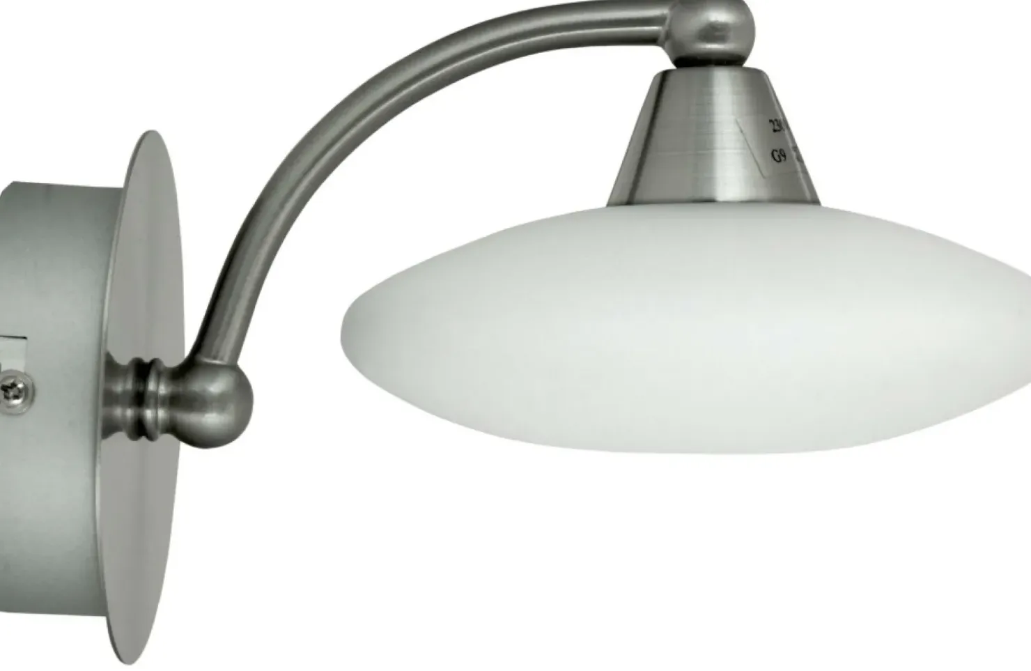 Lampa ścienna ze spłaszczonym kloszem 21-05857 ELISA | Kaja*Sklep Kaja Outlet