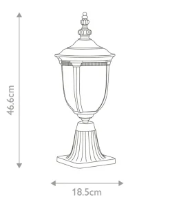 Lampa cokołowa, niska, stojąca CL3-S z serii CLEVELAND*Sklep Kaja Online