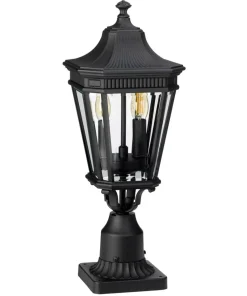 Lampa cokołowa, stojąca FE-COTSLN3-M-BK z serii COTSWOLD LANE*Sklep Kaja Flash Sale