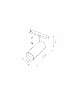 Lampa do szyny magnetycznej 1F 10655 LVM SPOT LED | Kaja Oświetlenie*Sklep Kaja Flash Sale