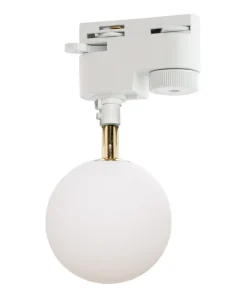 Lampa do szyny natynkowej, biała kula ZM 9050WH SZ.JEDNOOBWODOWA*Sklep Kaja Flash Sale