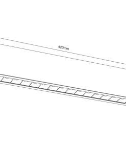 Lampa do wąskiego pomieszczenia 9x42cm LED 4000K ANT 1048 A-GLARE*Sklep Kaja New