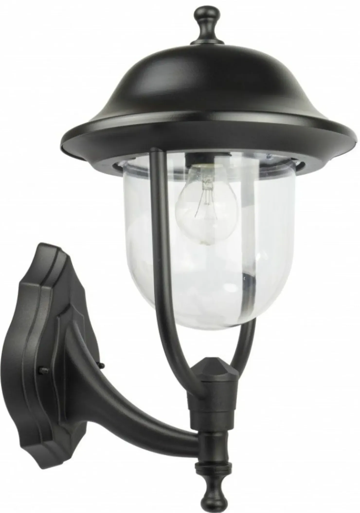 Lampa elewacyjna w czarnym kolorze K 3012/1/O g z serii PRINCE | Kaja Oświetleni*Sklep Kaja New