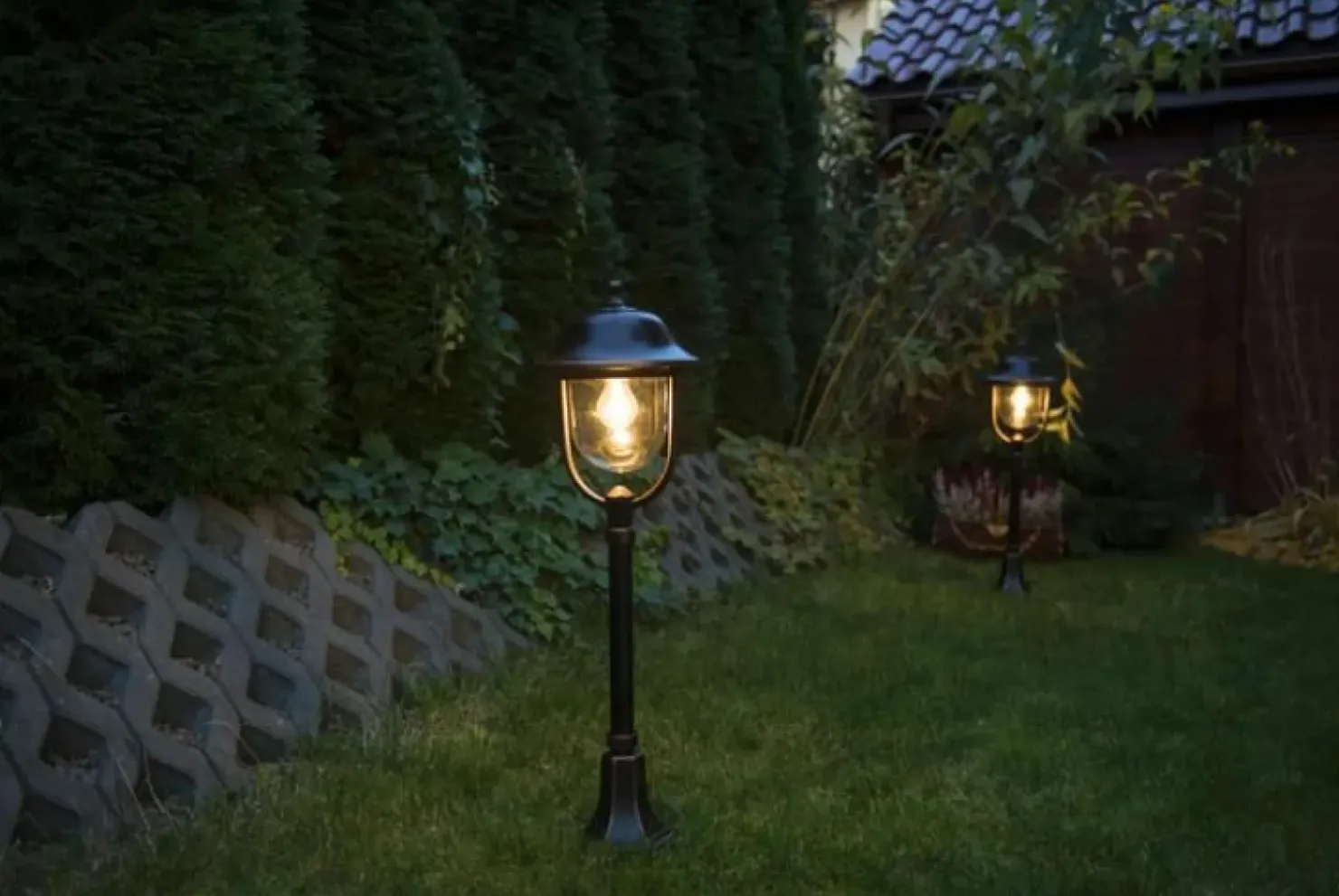 Lampa elewacyjna w czarnym kolorze K 3012/1/O g z serii PRINCE | Kaja Oświetleni*Sklep Kaja New