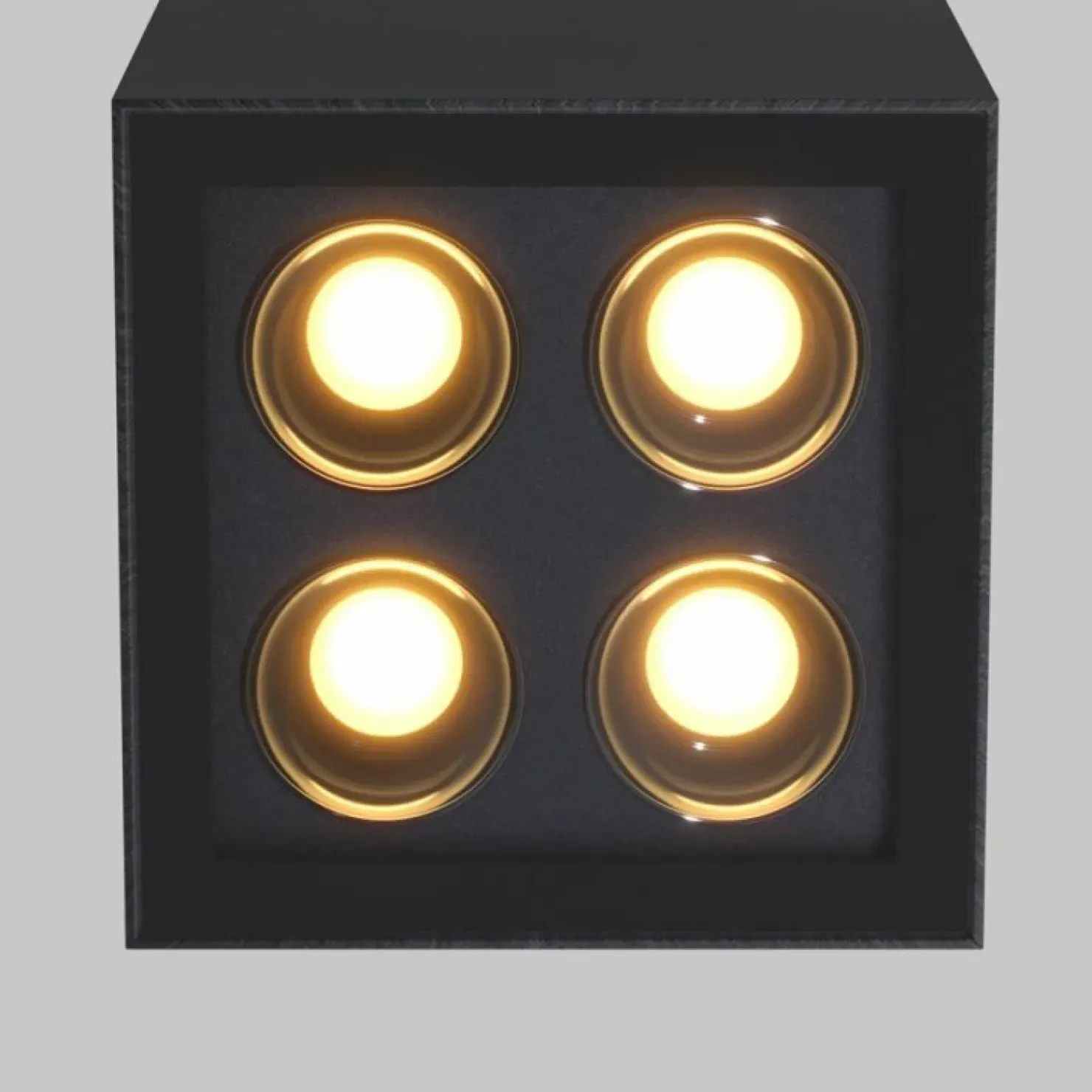 Lampa elewacyjna w kształcie kostki LED 8W O309CL-L8GF3K z serii ARES*Sklep Kaja New