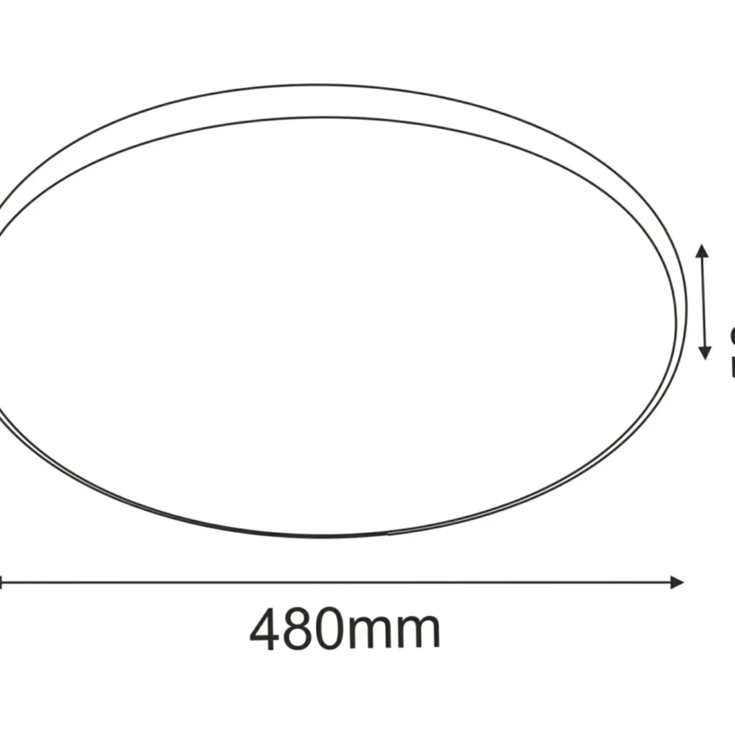 Lampa LED w formie tarczy ⌀48cm 3000K ANT 1066 IKA | Kaja Oświetlenie*Sklep Kaja Outlet