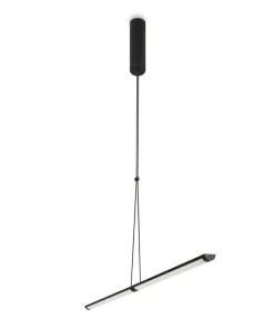 Fashion Sklep Kaja Lampa LED w pionie lub poziomie 880lm P096PL-L11BK SUPERSYMMETRY czarnymatowy