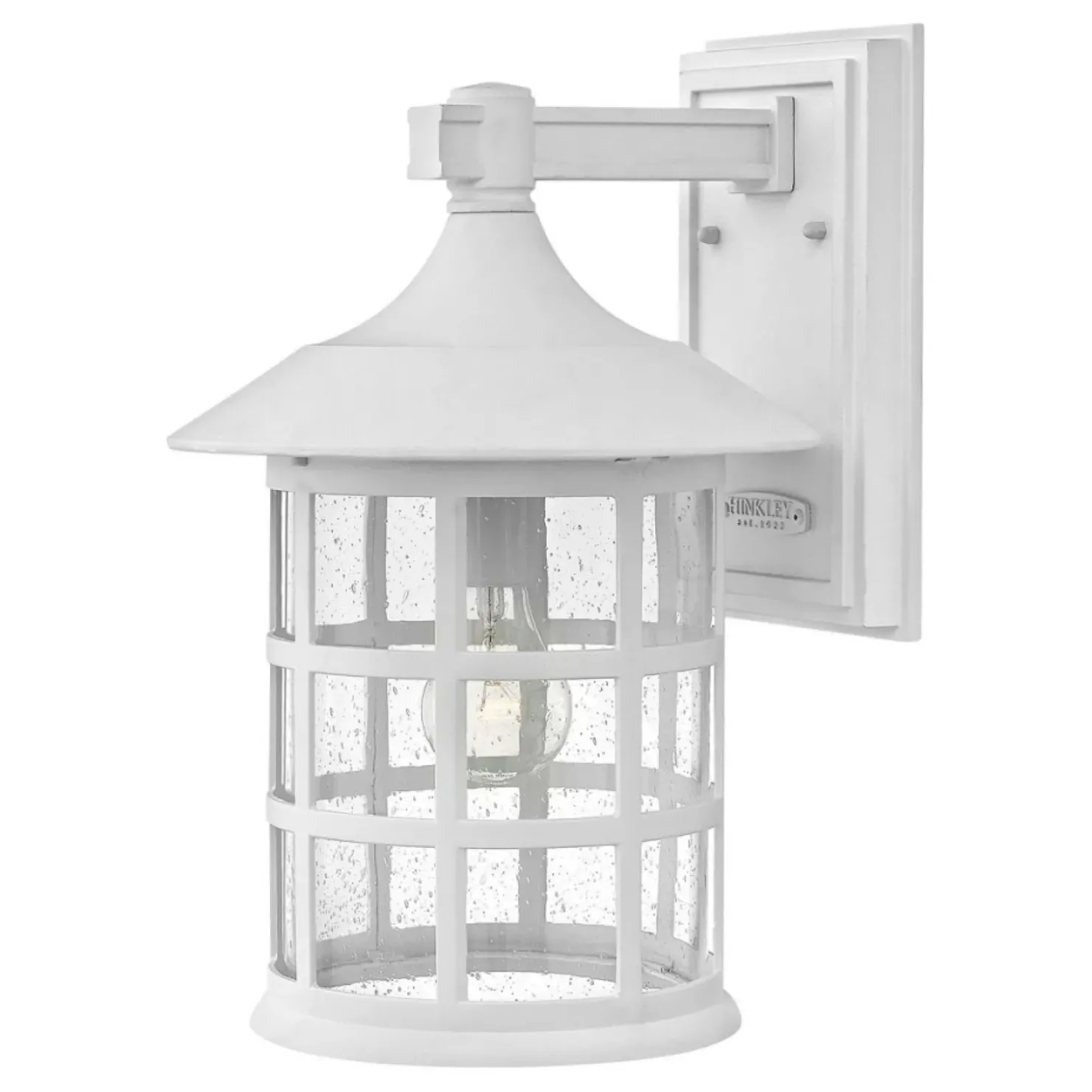 Lampa naścienna, teksturowana biel HK-FREEPORT2-L-TWH z serii FREEPORT*Sklep Kaja Outlet
