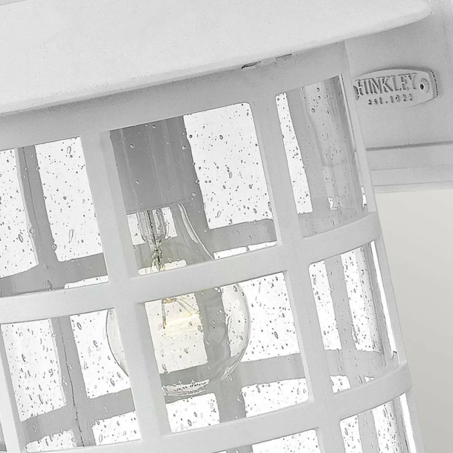 Lampa naścienna, teksturowana biel HK-FREEPORT2-L-TWH z serii FREEPORT*Sklep Kaja Outlet