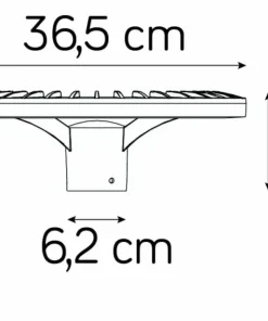 Lampa ogrodowa idealna do parków, LED 44W STR-2500 z serii STER | Kaja Oświetlen*Sklep Kaja New