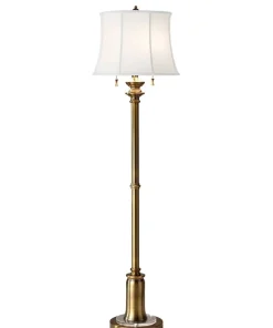 Lampa podłogowa, ciepły mosiądz FE-STATEROOM-FL-BB z serii STATEROOM*Sklep Kaja Hot