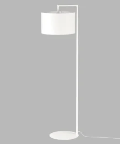 Lampa podłogowa do stylowego salonu K-4333 SIMONE WHITE | Kaja*Sklep Kaja Discount