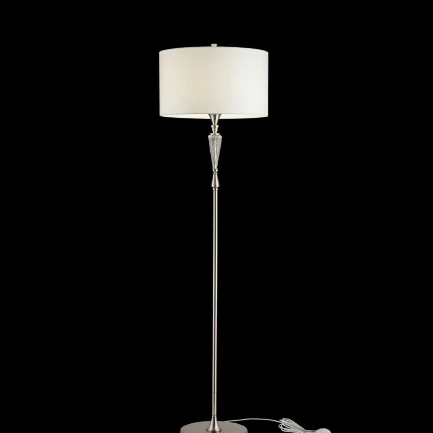 Lampa podłogowa glamour do salonu MOD014FL-01N ALICANTE | Kaja*Sklep Kaja Cheap