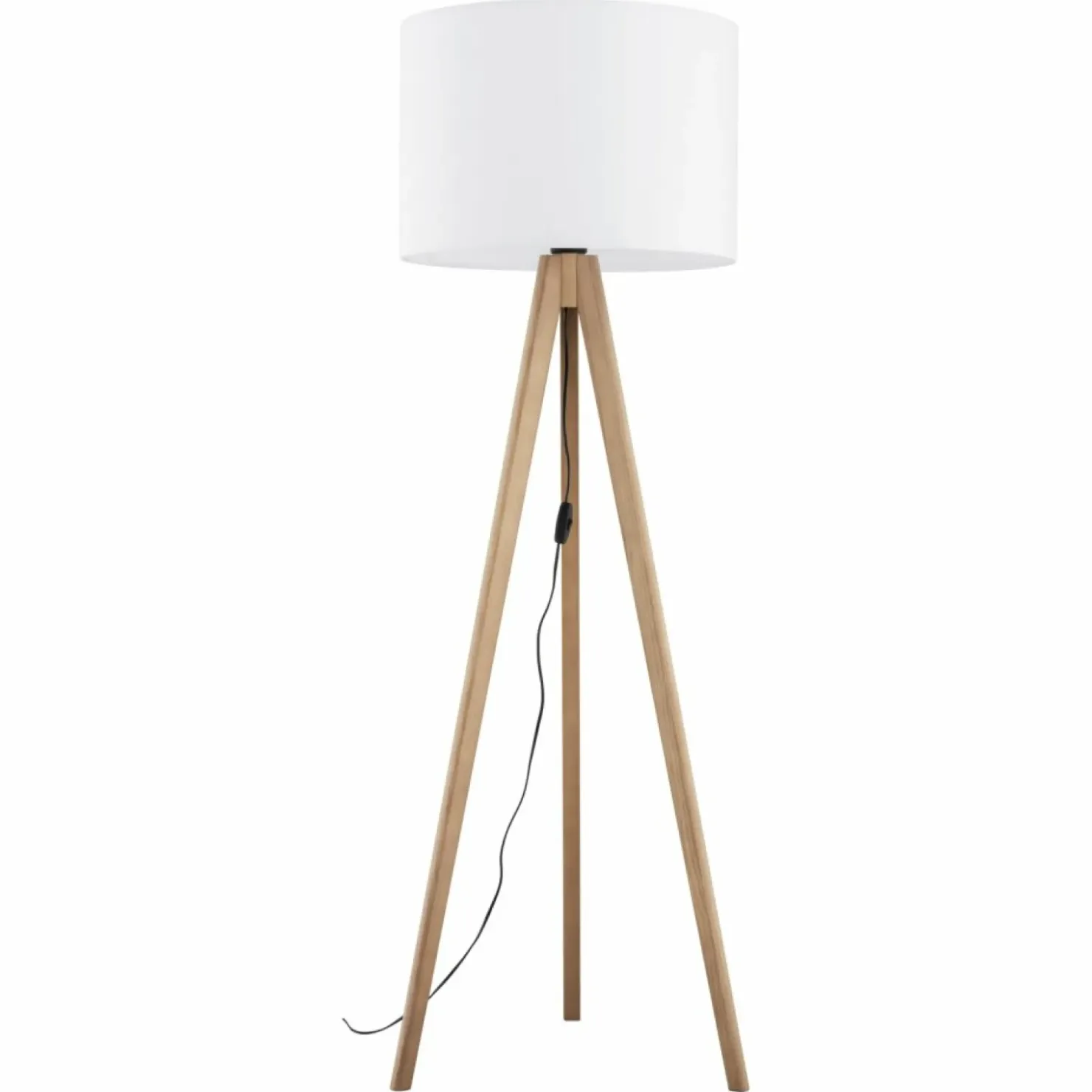 Lampa podłogowa na drewnianym trójnogu TK 16006 GRAND SOSNA | Kaja*Sklep Kaja Cheap
