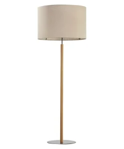 Lampa podłogowa na drewnianej nodze TK 5199 DEVA | Kaja Oświetlenie*Sklep Kaja Shop