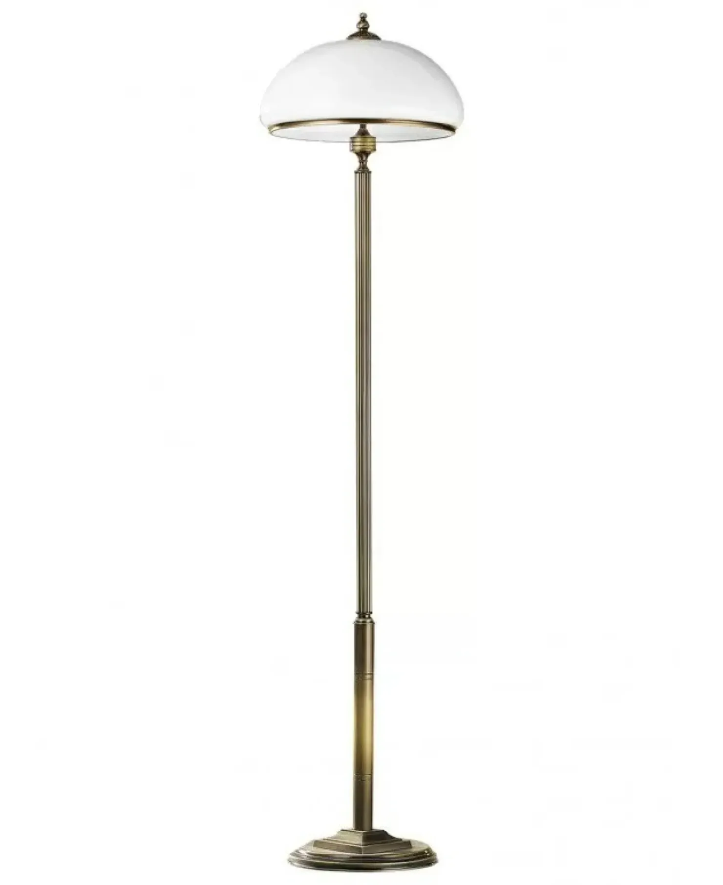 Lampa podłogowa, stare złoto z kloszem JUP 627 ZEUS | Kaja Oświetlenie*Sklep Kaja Best
