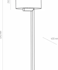 Lampa podłogowa TK 5197 z serii TROY WHITE | Kaja Oświetlenie*Sklep Kaja Shop
