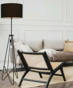 Lampa podłogowa trójnóg z abażurem 51-24077 FLOAT | Kaja Oświetlenie*Sklep Kaja Flash Sale