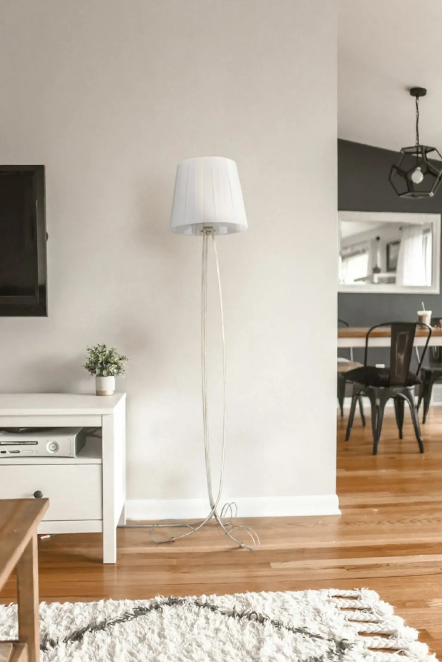 Lampa podłogowa trójnóg z abażurem K-4084 SOFIA | Kaja Oświetlenie*Sklep Kaja Discount