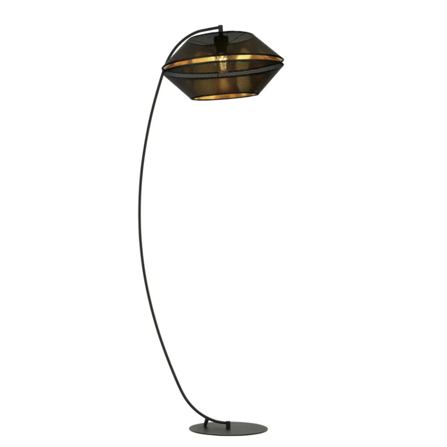 Lampa podłogowa wygięta w łuk, do salonu 1185/LP z serii MALIA | Kaja*Sklep Kaja Fashion
