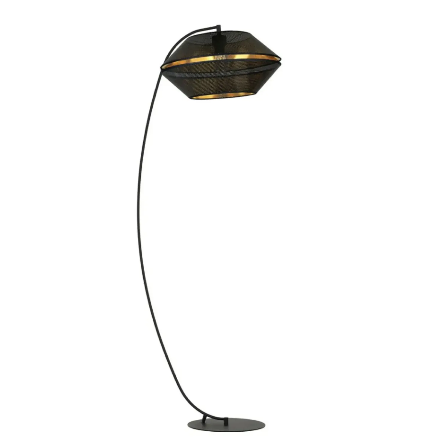 Lampa podłogowa wygięta w łuk, do salonu 1185/LP z serii MALIA | Kaja*Sklep Kaja Fashion