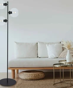 Lampa podłogowa z 3 okrągłymi kloszami K-4859 LAMBERT | Kaja*Sklep Kaja Sale