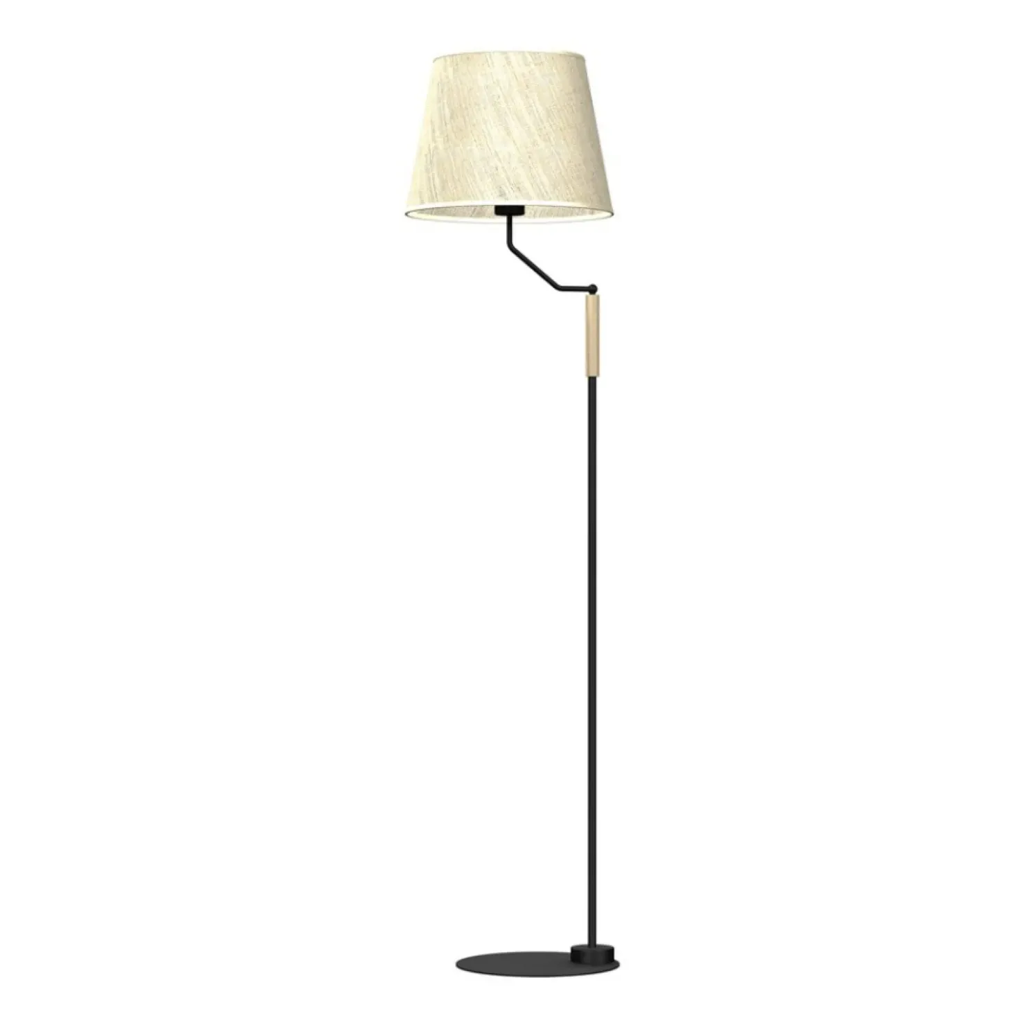 Lampa podłogowa z abażurem, dla czytelnika MLP7279 z serii ETNA | Kaja Oświetlen*Sklep Kaja Cheap