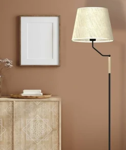 Lampa podłogowa z abażurem, dla czytelnika MLP7279 z serii ETNA | Kaja Oświetlen*Sklep Kaja Cheap