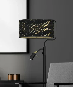 Lampa podłogowa z abażurem i doświetleniem MLP7300 z serii SENSO | Kaja Oświetle*Sklep Kaja Best