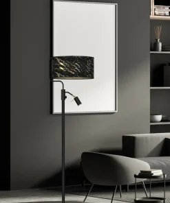 Lampa podłogowa z abażurem i doświetleniem MLP7300 z serii SENSO | Kaja Oświetle*Sklep Kaja Best