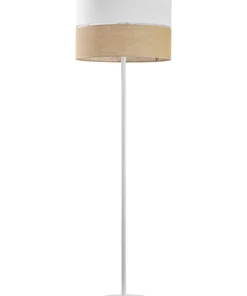 Lampa podłogowa z abażurem TK 5241 LINOBIANCO | Kaja Oświetlenie*Sklep Kaja Outlet