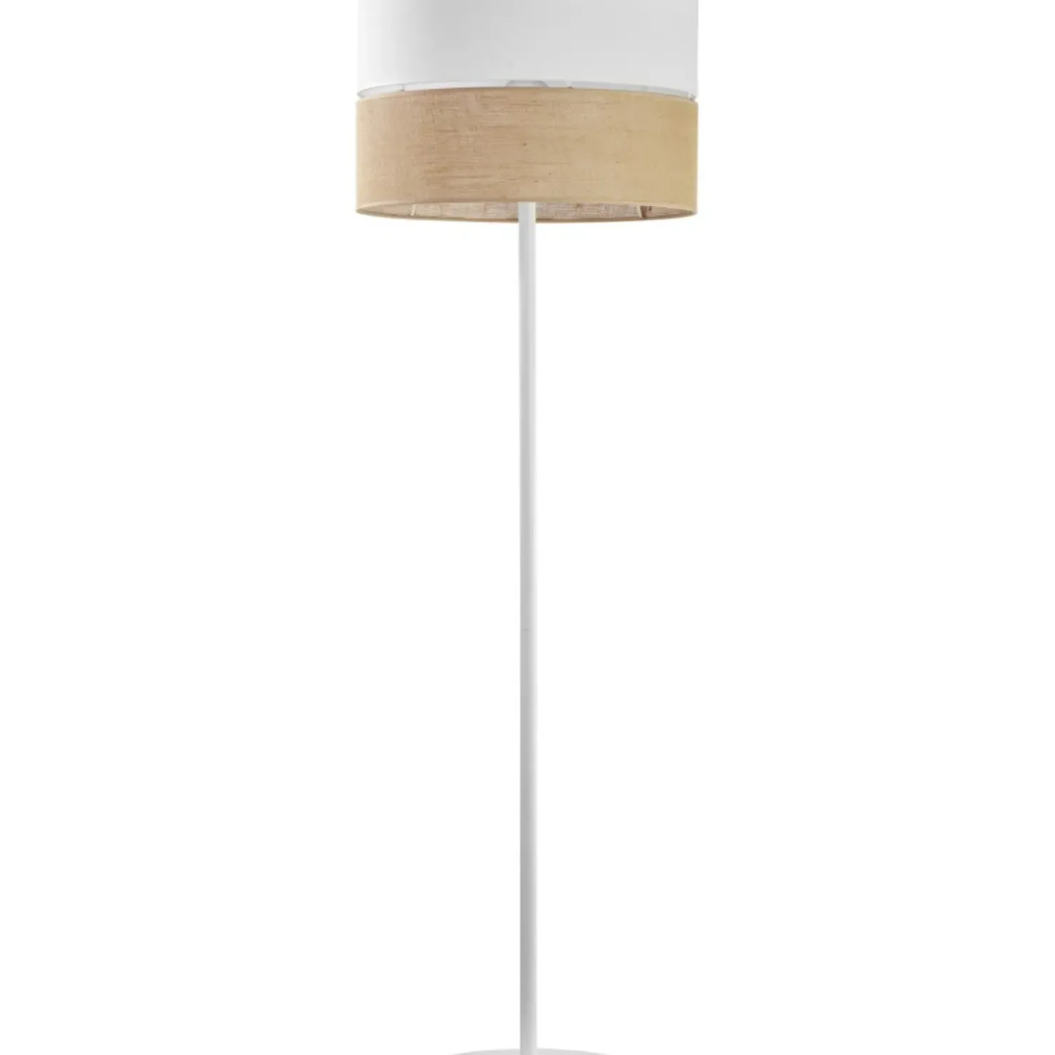 Lampa podłogowa z abażurem TK 5241 LINOBIANCO | Kaja Oświetlenie*Sklep Kaja Outlet