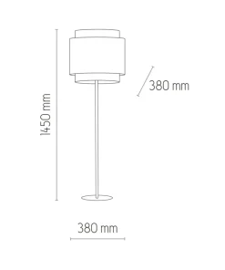 Lampa podłogowa z ratanowym abażurem TK 5568 BOHO | Kaja Oświetlenie*Sklep Kaja Fashion