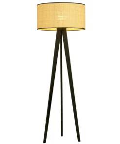 Lampa podłogowa z rattanowym abażurem 1149/LP1 ASTON | Kaja*Sklep Kaja Discount