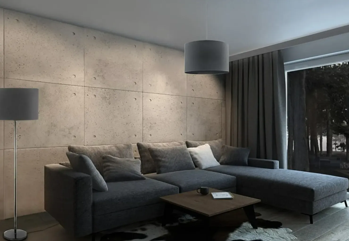 Lampa podłogowa z m abażurem do czytania 9300 | Kaja Oświetlenie*Sklep Kaja Shop