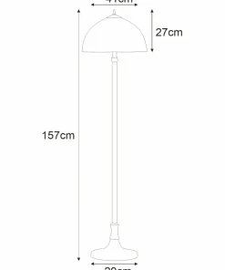 Lampa podłogowa z witrażowym kloszem K-F182208 TIFANY | Kaja*Sklep Kaja Online