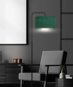 Lampa podłogowa z zielonym abażurem 1051/LP1 HILDE | Kaja Oświetlenie*Sklep Kaja Best