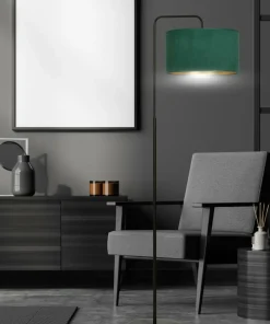 Lampa podłogowa z zielonym abażurem 1051/LP1 HILDE | Kaja Oświetlenie*Sklep Kaja Best