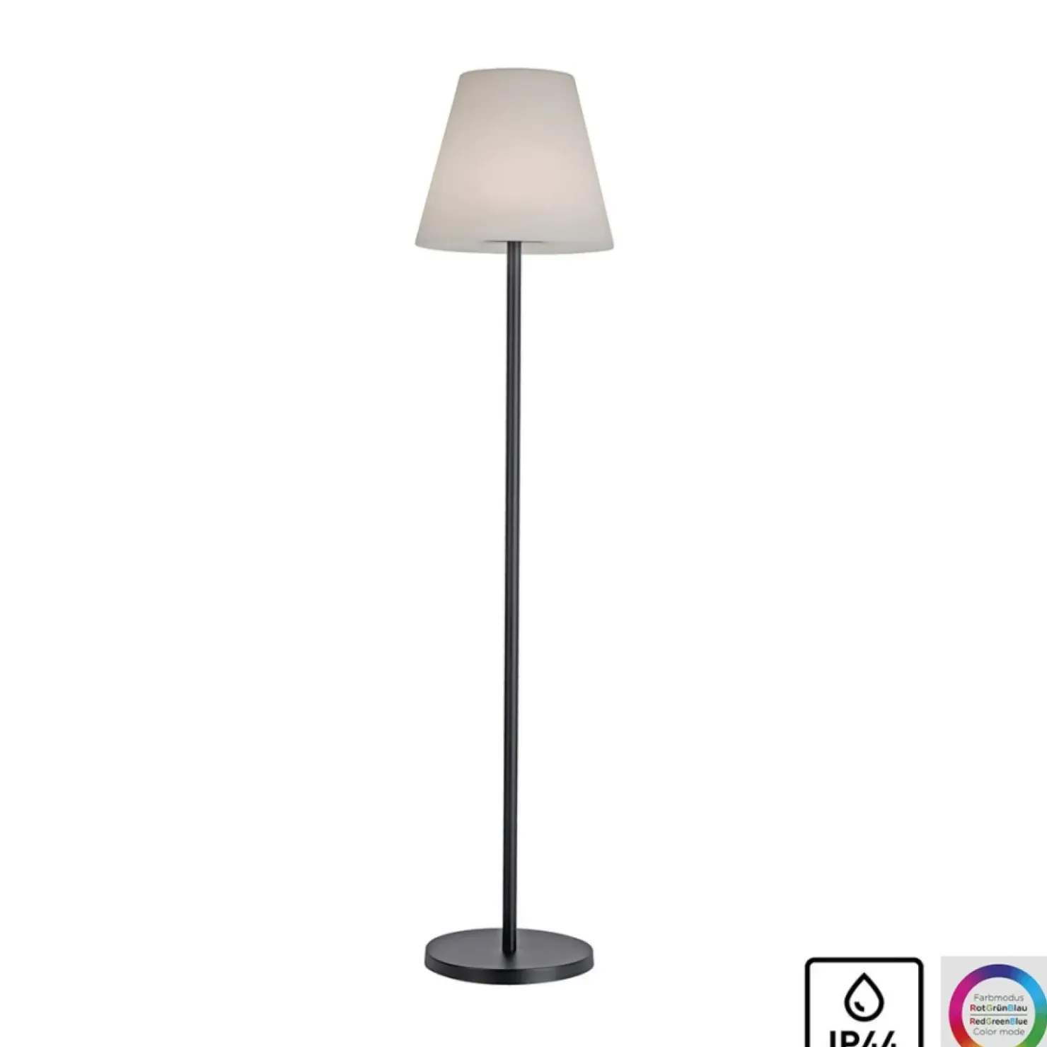 Lampa podłogowa zasilana akumulatorem, RGB 19826-18 z serii HOLLY*Sklep Kaja Outlet