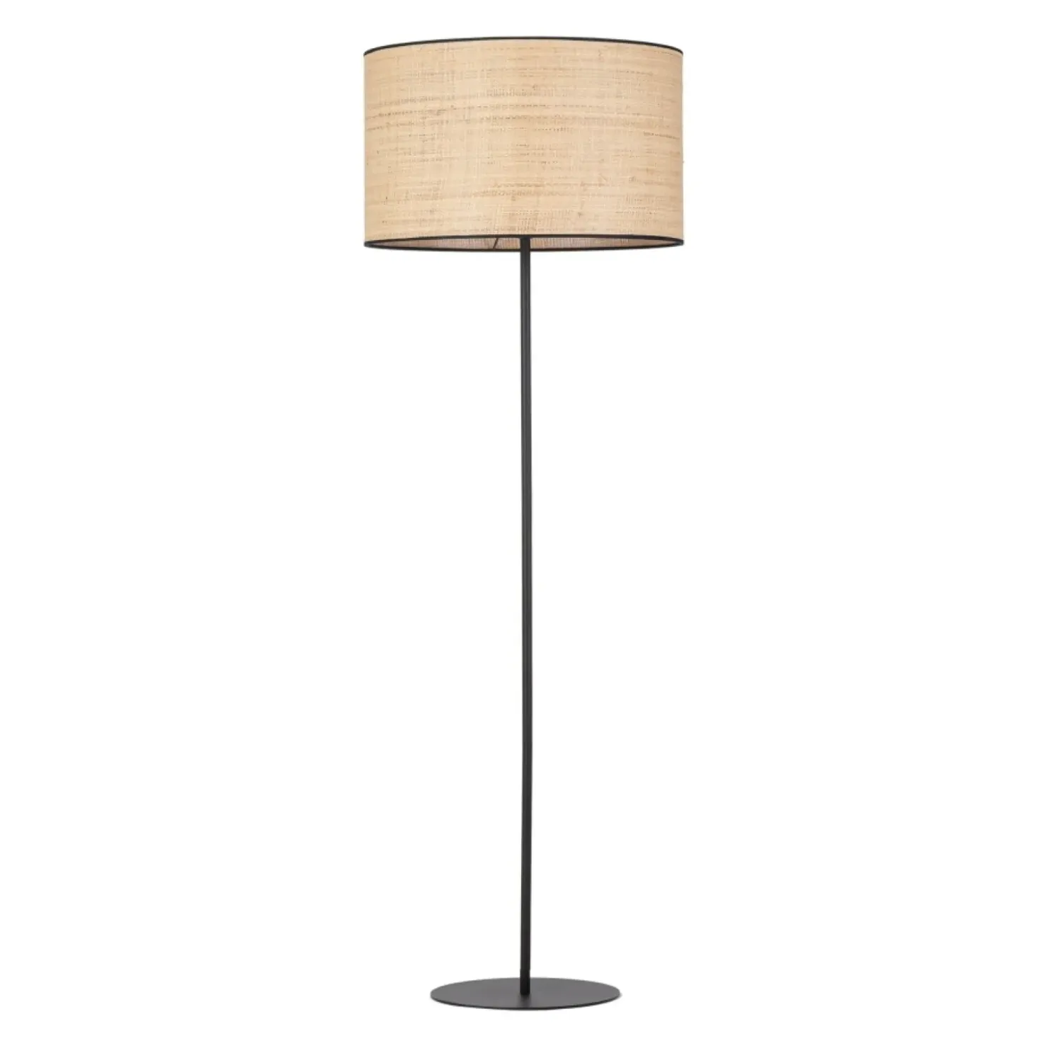 Lampa podłogowa ze słomkowym abażurem TK 5161 z serii LIBERIA | Kaja*Sklep Kaja Flash Sale