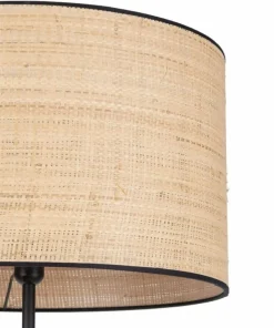 Lampa podłogowa ze słomkowym abażurem TK 5161 z serii LIBERIA | Kaja*Sklep Kaja Flash Sale