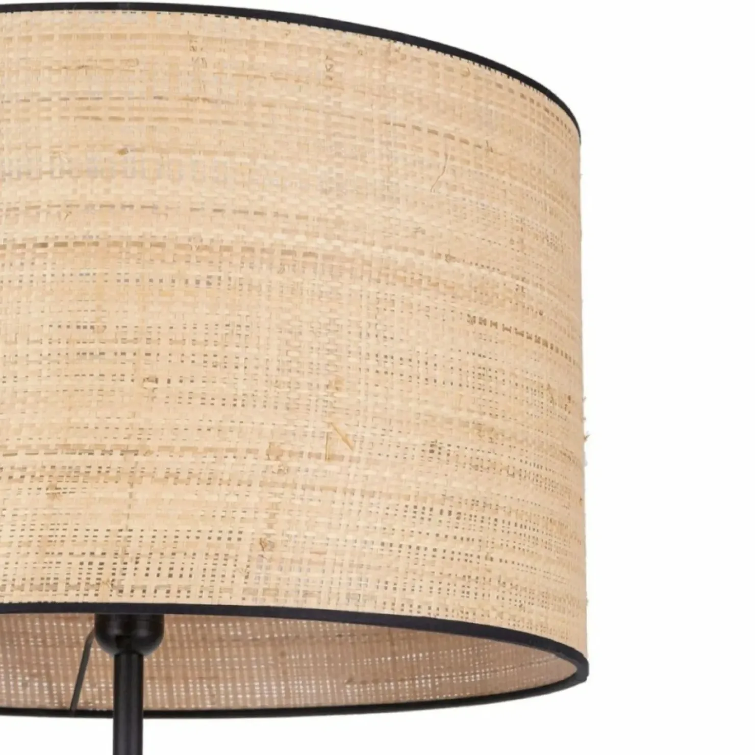 Lampa podłogowa ze słomkowym abażurem TK 5161 z serii LIBERIA | Kaja*Sklep Kaja Flash Sale
