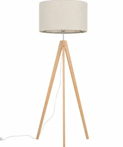 Lampa stojąca na drewnianym trójnogu TK 5415 z serii TREVISO NATURE*Sklep Kaja Discount