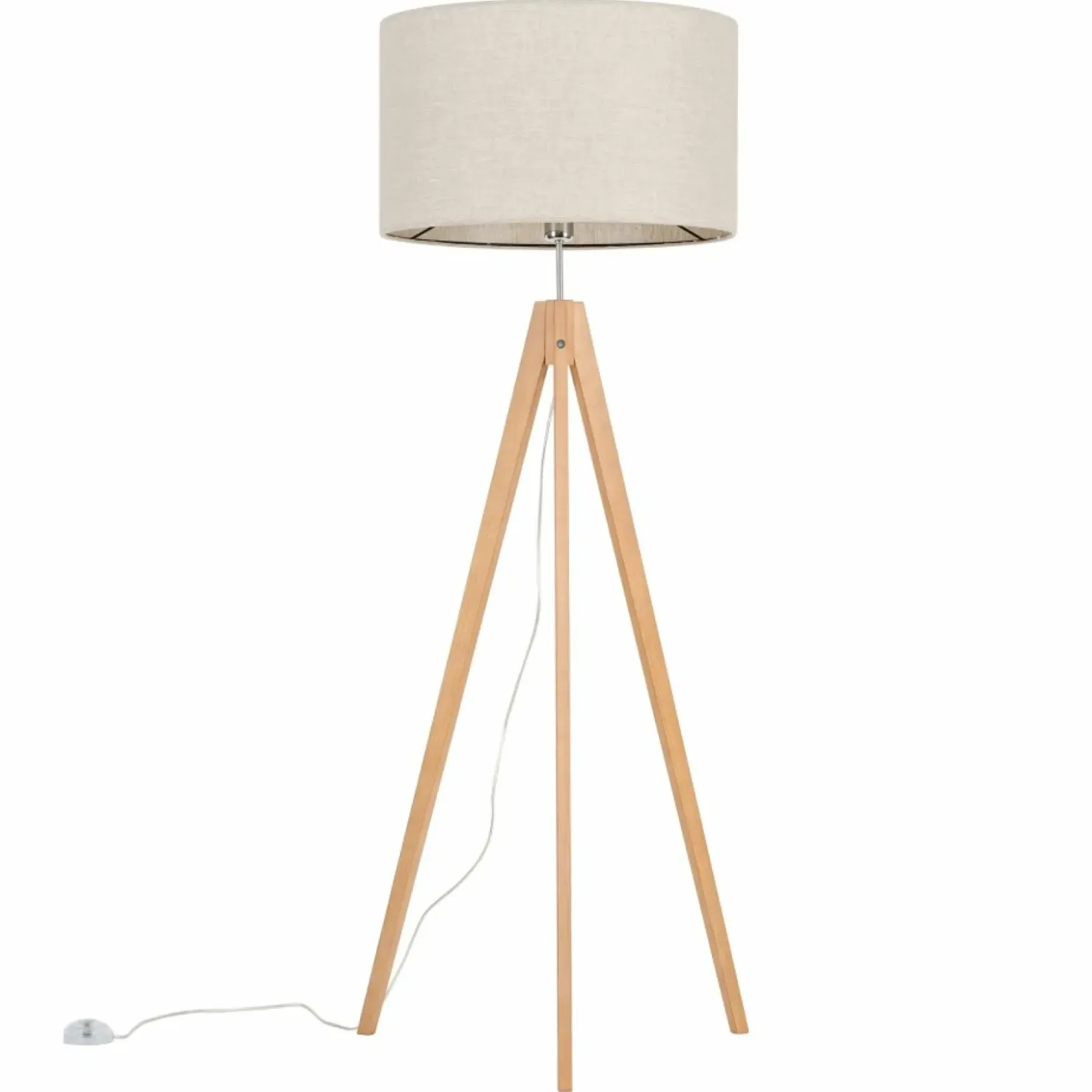 Lampa stojąca na drewnianym trójnogu TK 5415 z serii TREVISO NATURE*Sklep Kaja Discount