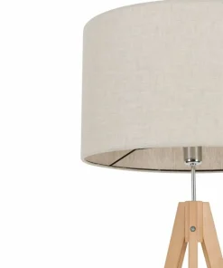 Lampa stojąca na drewnianym trójnogu TK 5415 z serii TREVISO NATURE*Sklep Kaja Discount