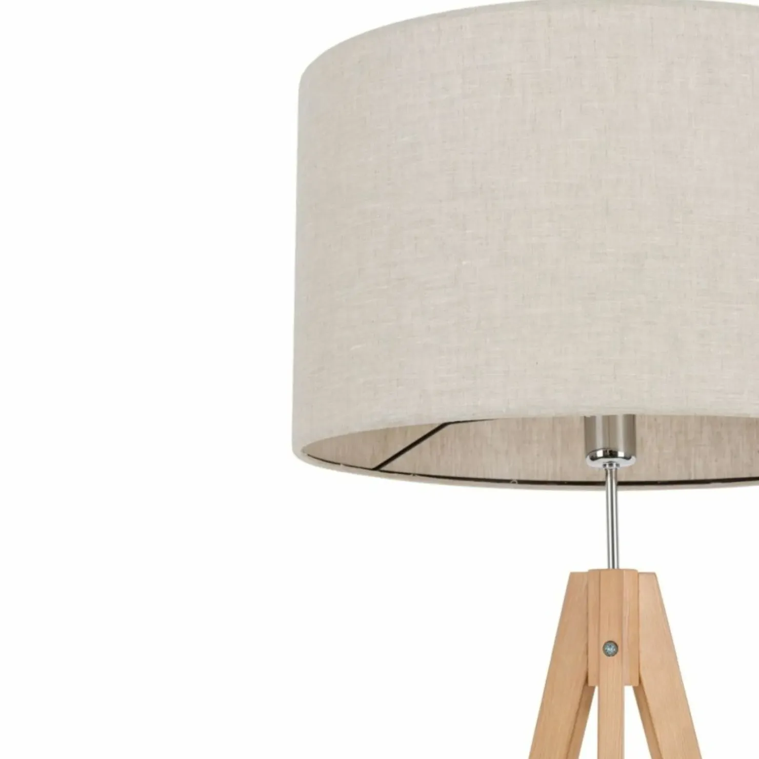 Lampa stojąca na drewnianym trójnogu TK 5415 z serii TREVISO NATURE*Sklep Kaja Discount