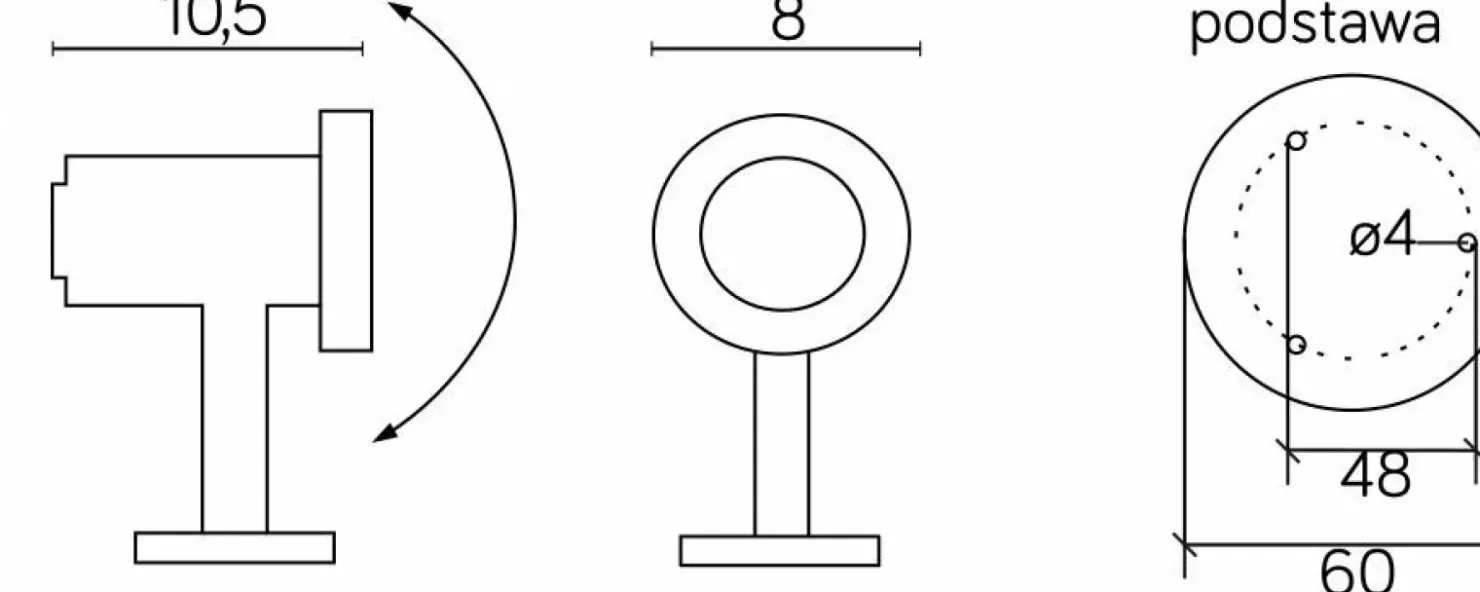 Lampa stojąca, naświetlacz, ochrona IP68 7062 z serii EMY | Kaja Oświetlenie*Sklep Kaja Best