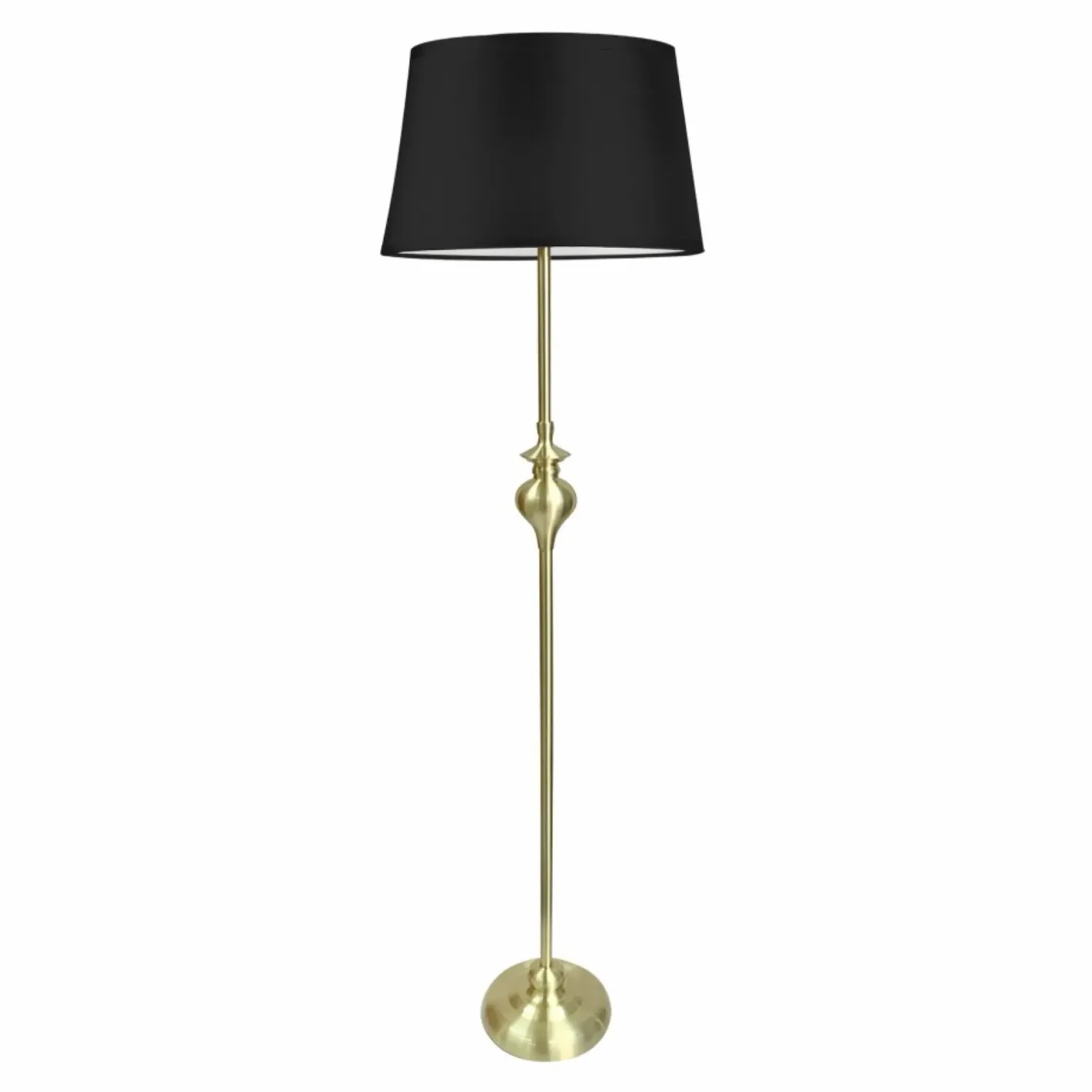 Lampa stojąca w stylu glamour, z abażurem 51-09258 z serii PRIMA*Sklep Kaja Discount