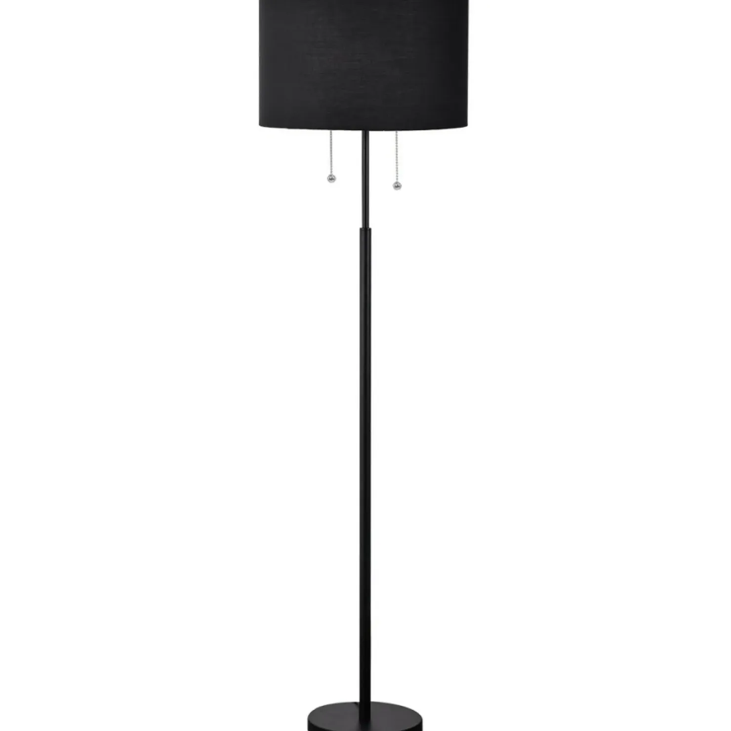Lampa stojąca włączana sznureczkami LP-0304/2F BK FOGO | Kaja*Sklep Kaja Outlet