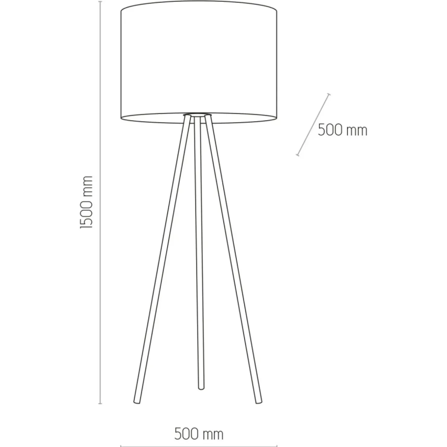 Lampa stojąca z abażurem butelkowa zieleń TK 5539 TERCINO | Kaja*Sklep Kaja Fashion